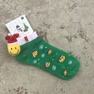 Bundle Sale! Christmas Smiley Socks NWOT
